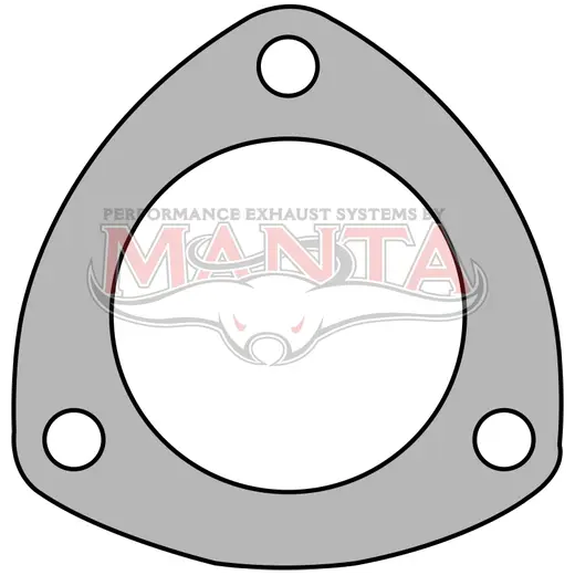 2 1/2in 3 Bolt Collector Flange Plate. 78mm Bolt Centres product image