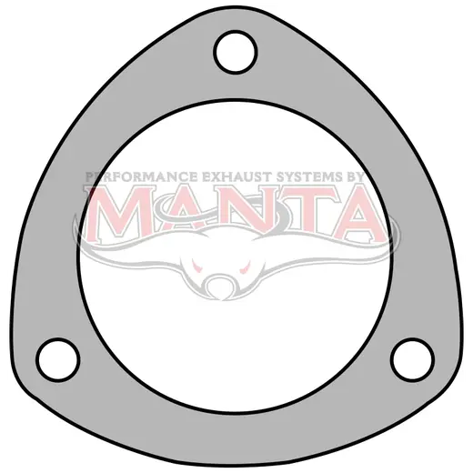 3in 3 Bolt Collector Flange Plate. 86mm Bolt Centres product image