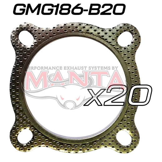(Pack 20) 4 Bolt 3in Flange Gasket Suit Pacemaker, Hurricane, Di Filippo product image