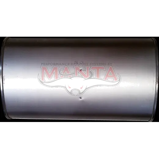 3in, 11in x 6in Oval Offset/Offset, 20in (500mm) Long, Megaflow Muffler - Medium - Aluminised Steel product image