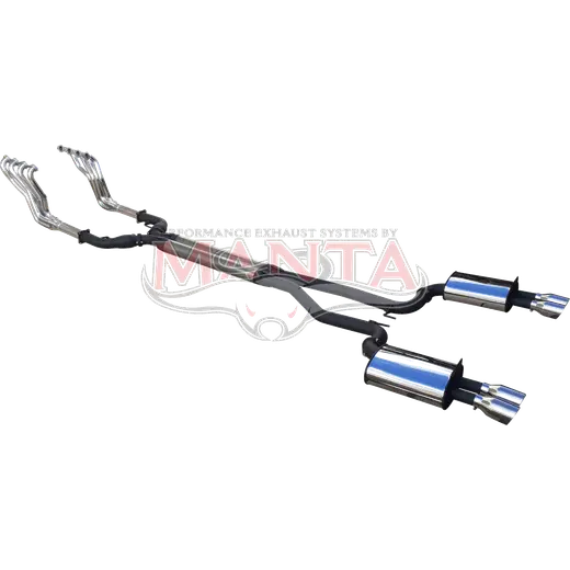 Holden Commodore VE VF V8 Ute & WM/WN Caprice Dual 2.5in Full System 1 3/4in HPC Extractor 3.5in Tip product image