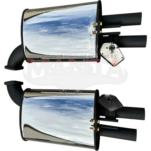 VE VF Sedan 3in Rear Mufflers (pair) with electric valves product image