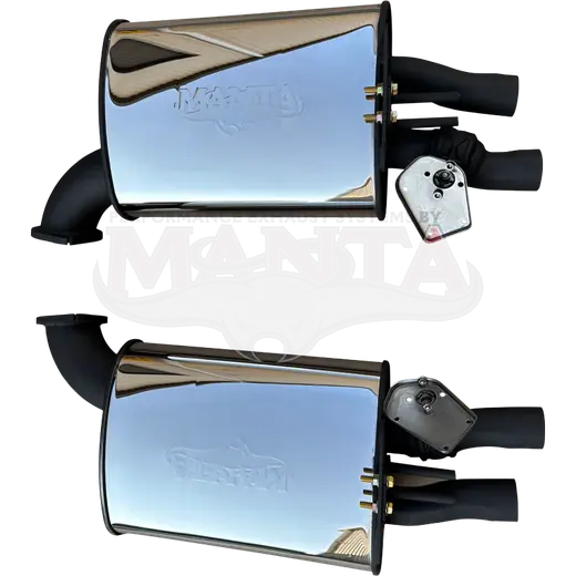 VF HSV GTSR Sedan 3in Rear Mufflers (pair) with Electric Valves product image