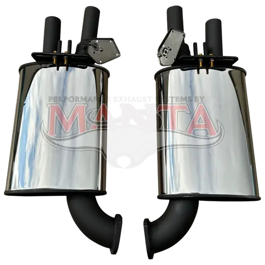VF HSV Sedan 3in Rear Mufflers (pair) with Electric Valves product image