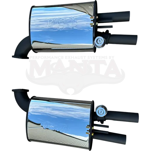 VF HSV Sedan 3in Rear Mufflers (pair) - With Vacuum Bimodal product image