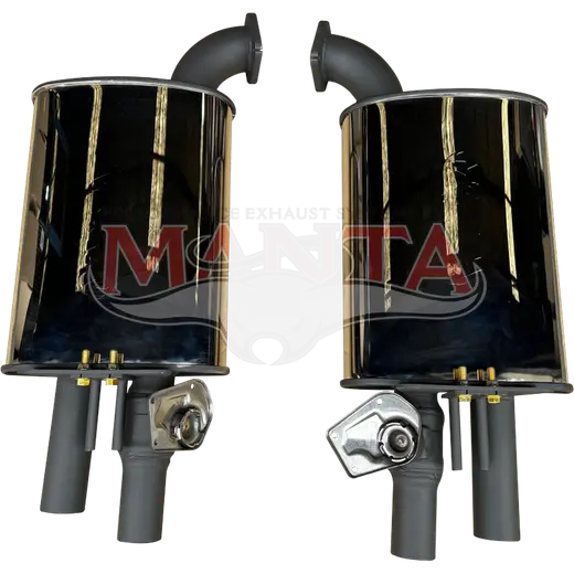 VE VF Sedan 2 1/2 in Rear Mufflers (pair) with electric valves product image
