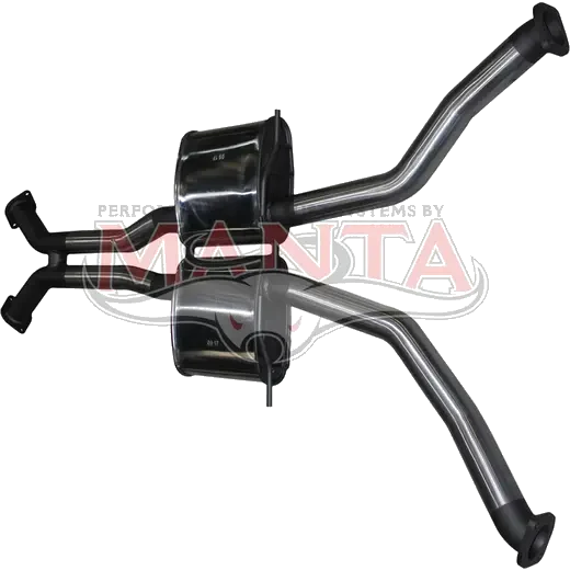 VZ Monaro - Gto 2 1/2in Dual Centre Muffler With Y Front to Suit Extractors product image
