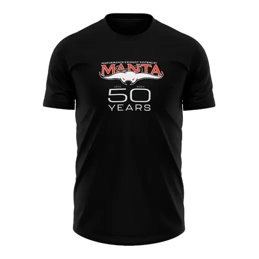 TEE SHIRT  BLACK  MANTA LOGO product image