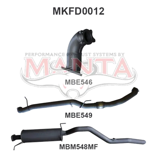 Ford PJ, PK Ranger 3.0L Auto Without Cat product image