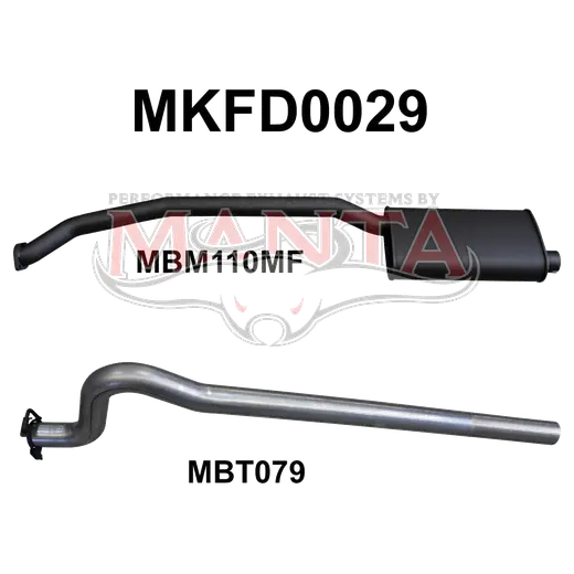 Ford Falcon XF 6 Cylinder Sedan Catback product image