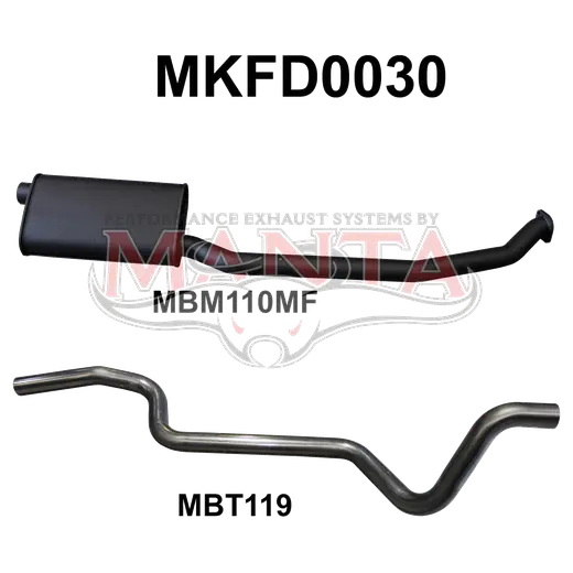 Ford Falcon XE XF XG 6 Cylinder Ute Catback product image
