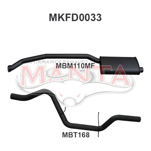 Ford Falcon XH 6 Cylinder Ute Catback product image