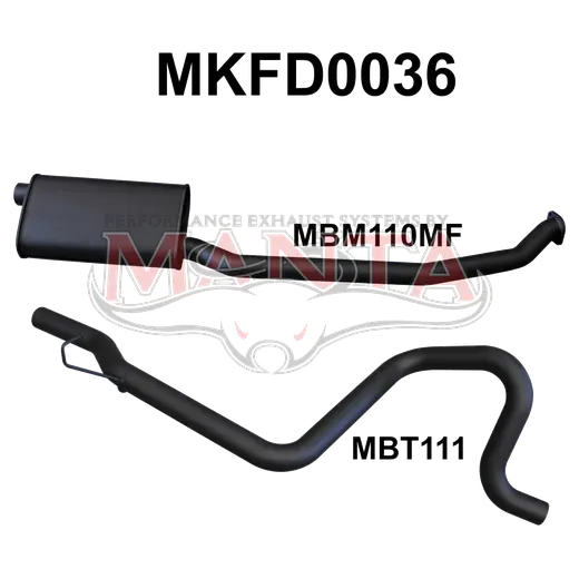 Ford Falcon EA - AU 6 Cylinder Sedan Catback Muffler/Tailpipe product image