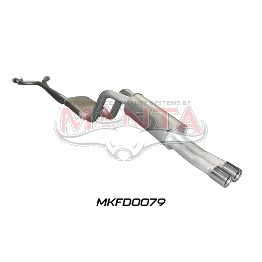 Ford Falcon AU V8 Ute 2.5in Dual With Extractors Muffler/Muffler product image