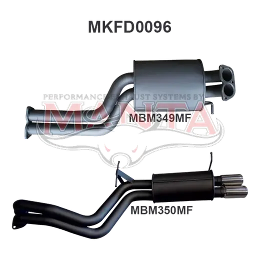 Ford Falcon BA BF XR6 Turbo 2.5in Dual Catback product image