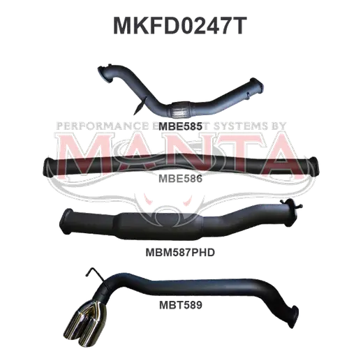 FORD PX RANGER 3.2L WITHOUT Cat, Hotdog product image