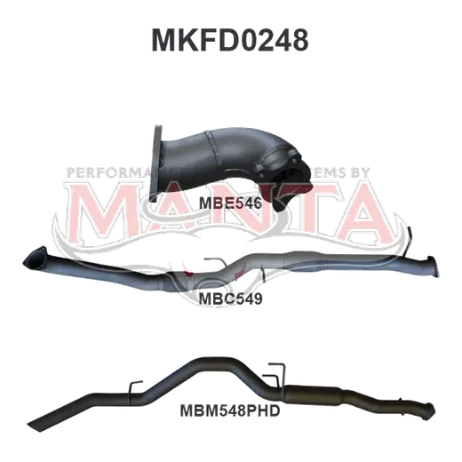 Ford PJ, PK Ranger 3.0L Auto With Cat, Hotdog product image
