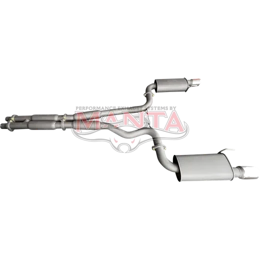Mustang FM 5.0L V8 2015-2017 3in Dual Catback, Centre Hotdogs And Rear Mufflers With Single 4in Tips product image