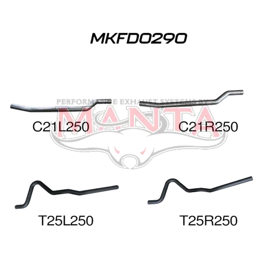 Ford Falcon XA, XB, XC 302 & 351 V8 Ute, Wagon Extractors Back System product image