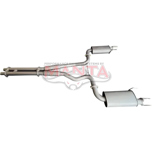 FORD MUSTANG V8 FM 2015 - 2017 3in CATBACK WITHOUT CENTRE MUFFLER WITH REAR MUFFLERS & TWIN TIPS product image