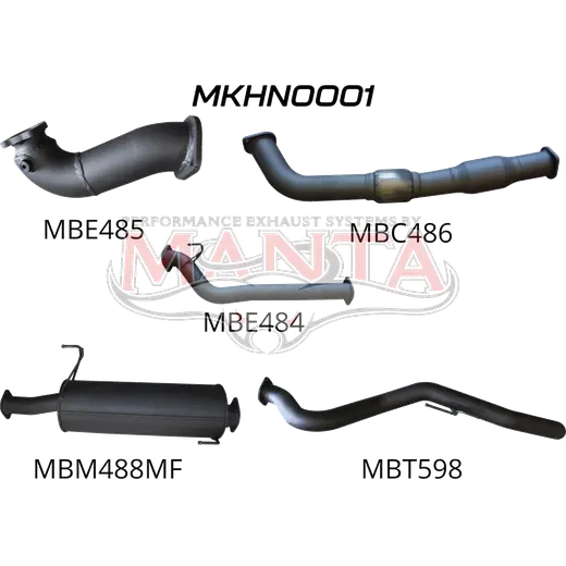 Holden Colorado RC 3.0L 08 - 10 LWB WITH CAT & WITH MUFFLER product image