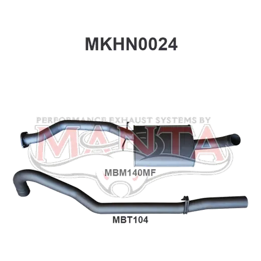 Holden Commodore VL Commodore 3.0L 6 Cylinder 2.5in Catback Muffler/Tailpipe product image