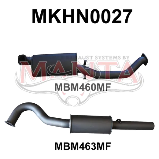 Holden Commodore VL Commodore 3.0L 6 Cylinder 3in Catback Muffler/Muffler product image