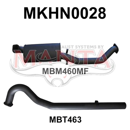 Holden Commodore VL Commodore 3.0L 6 Cylinder 3in Catback Muffler/Tailpipe product image