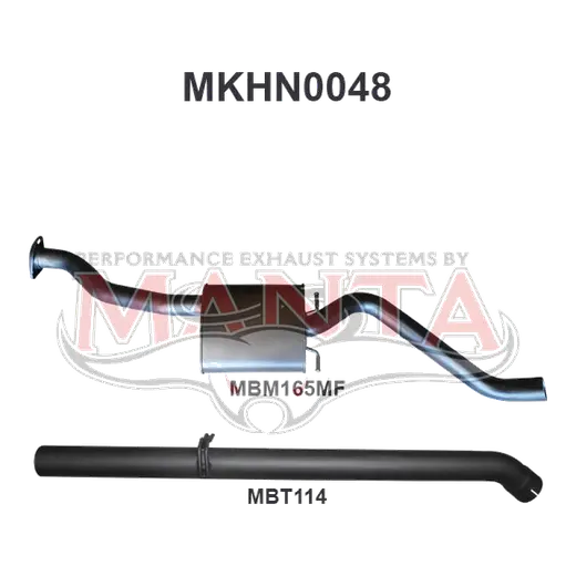 Holden Commodore VS Sedan V6 3.8L IRS 2.5in Catback Muffler/Tailpipe product image