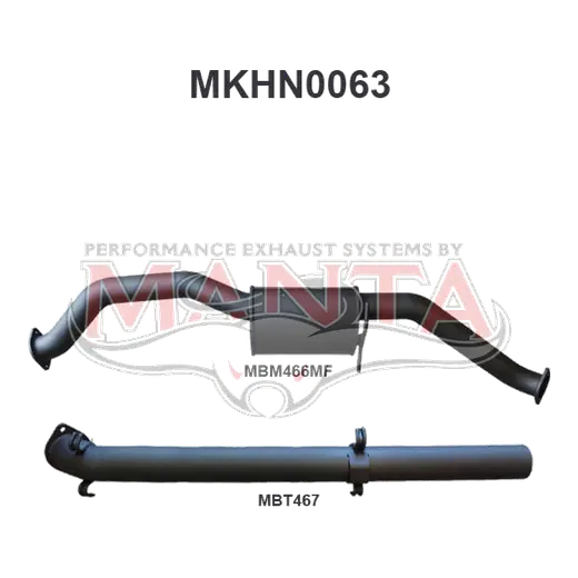 Holden Commodore VP VR VS Sedan 5L V8 IRS 3in Catback Tailpipe product image