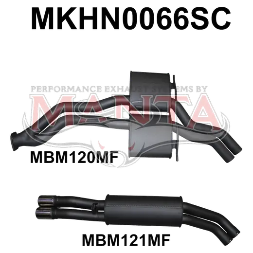 Holden Commodore VP VR VS Sedan 5L V8 IRS 2.5in Catback Muffler product image