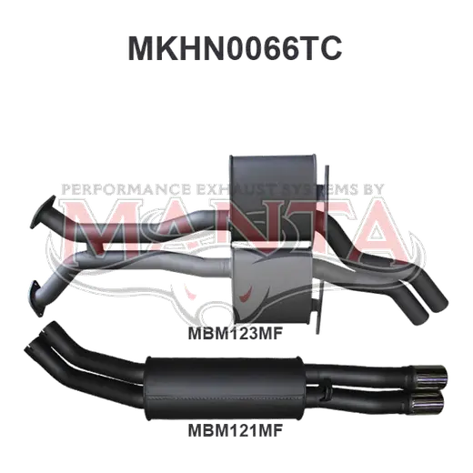 Holden Commodore VP VR VS Sedan 5L V8 IRS 2.5in Catback Muffler product image