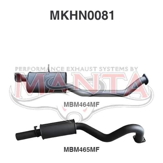 Holden Commodore VN VP VR VS Ute 5.0L V8 3in Catback Muffler product image