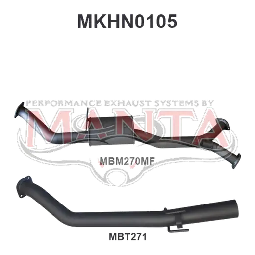Holden Commodore VZ V6 Sedan 3in Catback Muffler/Tailpipe product image