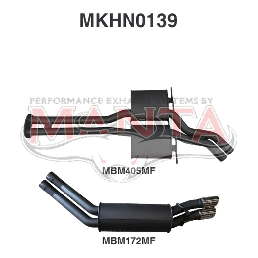 VZ HSV V8 Sedan 2.5in Dual Catback Muffler/Muffler product image