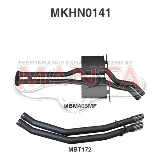 VZ HSV V8 Sedan 2.5in Dual Catback Muffler/Tailpipe product image