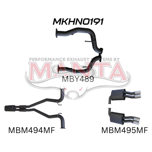 Holden Commodore VE Ute & Maloo 2.5in Catback Muffler/Muffler product image