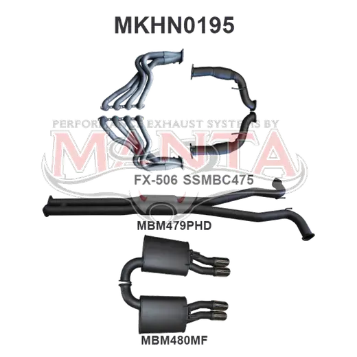 Holden Commodore VE Ute & Maloo V8 3in With 1 7/8 in Extractors Hotdog/Muffler product image