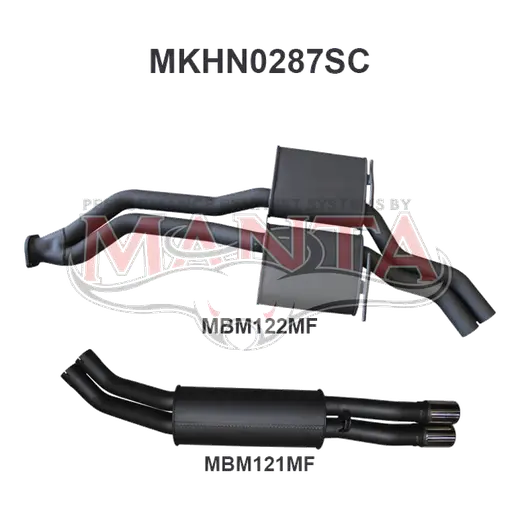 Holden VP VR VS Statesman V8 2.5in Catback Muffler product image