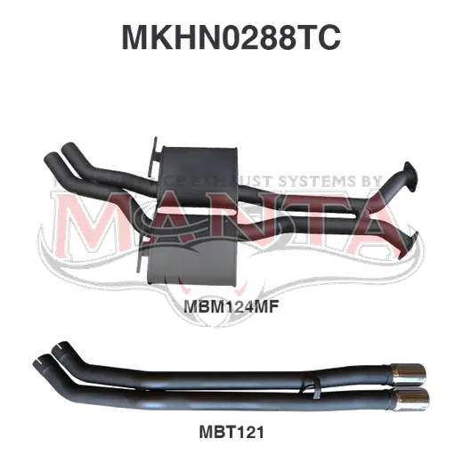 Holden VP VR VS Statesman V8 2.5in Catback Tailpipe product image