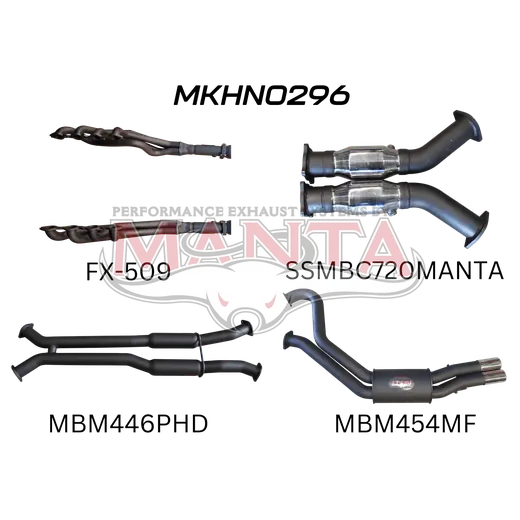 Holden WH Statesman V8 3in Dual With 1 7/8 in Extractors Hotdog/Muffler product image
