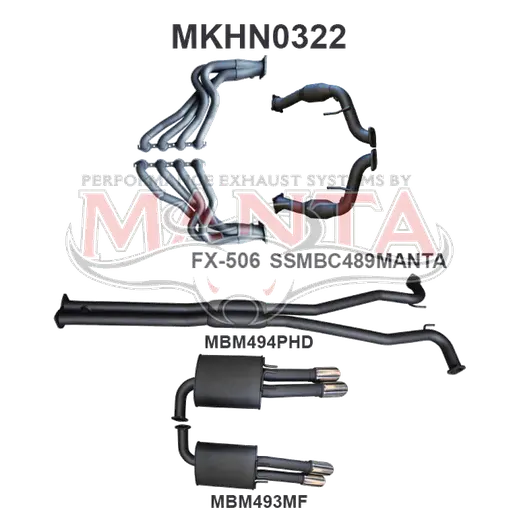 HSV WM Grange 2.5in With Extractors Hotdog/Muffler product image