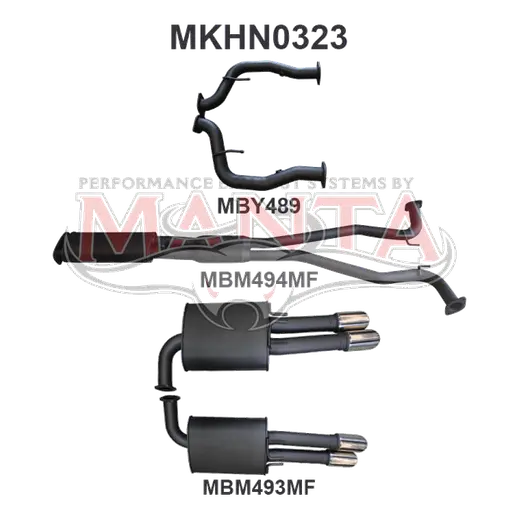 HSV WM Grange 2.5in Catback Muffler/Muffler product image