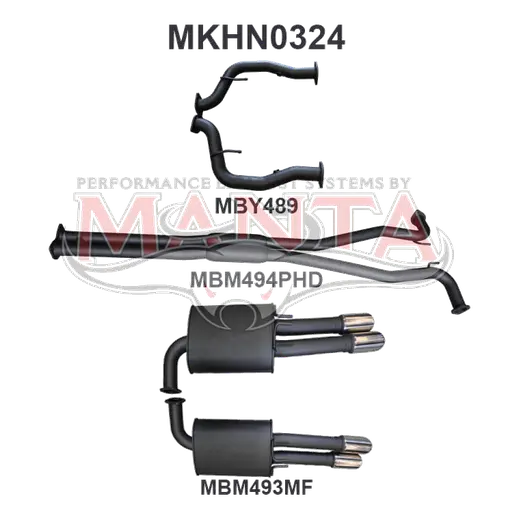 HSV WM Grange 2.5in Catback Hotdog/Muffler product image