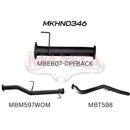 Holden Colorado UTE RG 2.8L DPF BACK product image