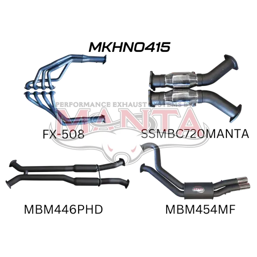 Holden WH Statesman V8 3in Dual With 1 3/4 in Extractors Hotdog/Muffler product image