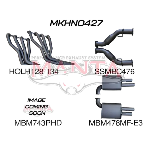 HSV VE E3 Sedan Wagon 3in With 1 3/4 in Extractors Hotdog/Muffler product image