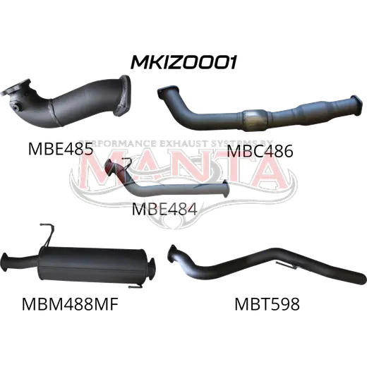 Isuzu DMAX 3.0L 08 - 10 LWB With Cat product image