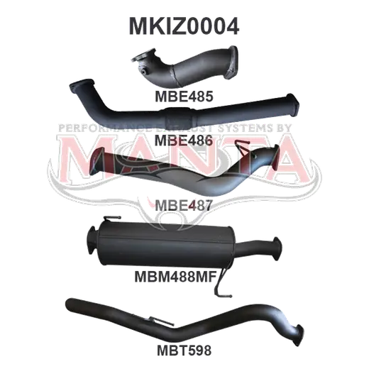 Isuzu DMAX 3.0L 08 - 10 SWB Without Cat product image