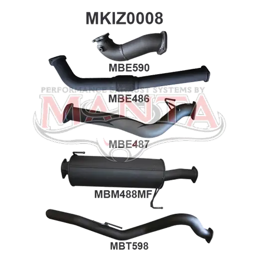 Isuzu DMAX 3.0L 10 - 12 SWB Without Cat product image